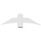 Ekena Millwork Bellingham Architectural Grade PVC Gable Bracket, 48"W x 14"H x 6"D x 6"F, 7/12 Pitch GBP048X14X0606BEL00 - alternate 4